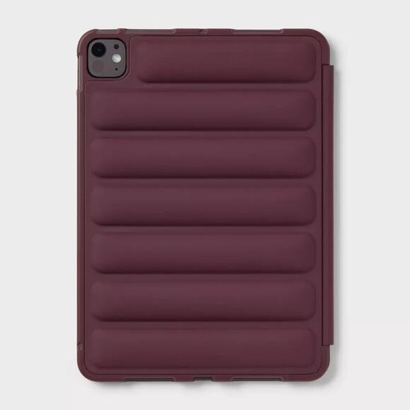 Apple Compatible iPad Pro 11" Pro 2024 Protective Case w/ Stand Dark Cherry NEW - Picture 3 of 9